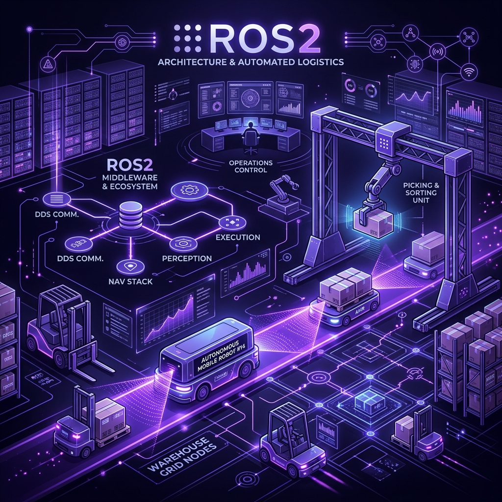 ROS2 Logistics Illustration